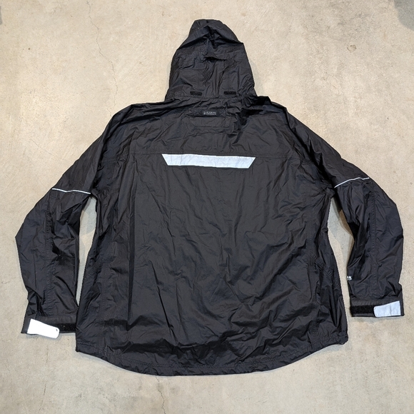 Alaskan Hardgear Men's 3XL 40 Mile Black Rain Jacket Hooded Full Zip - Picture 7 of 10